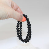 Shungite Bead Bracelet | ASH & STONE, Crystals jewellery ethically sourced, Free express shipping Auckland NZ 