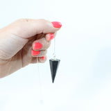Shungite Crystal Pendulum. Free express shipping NZ & worldwide. Buy shungite crystals & accessories online at ASH&STONE  Auckland NZ.