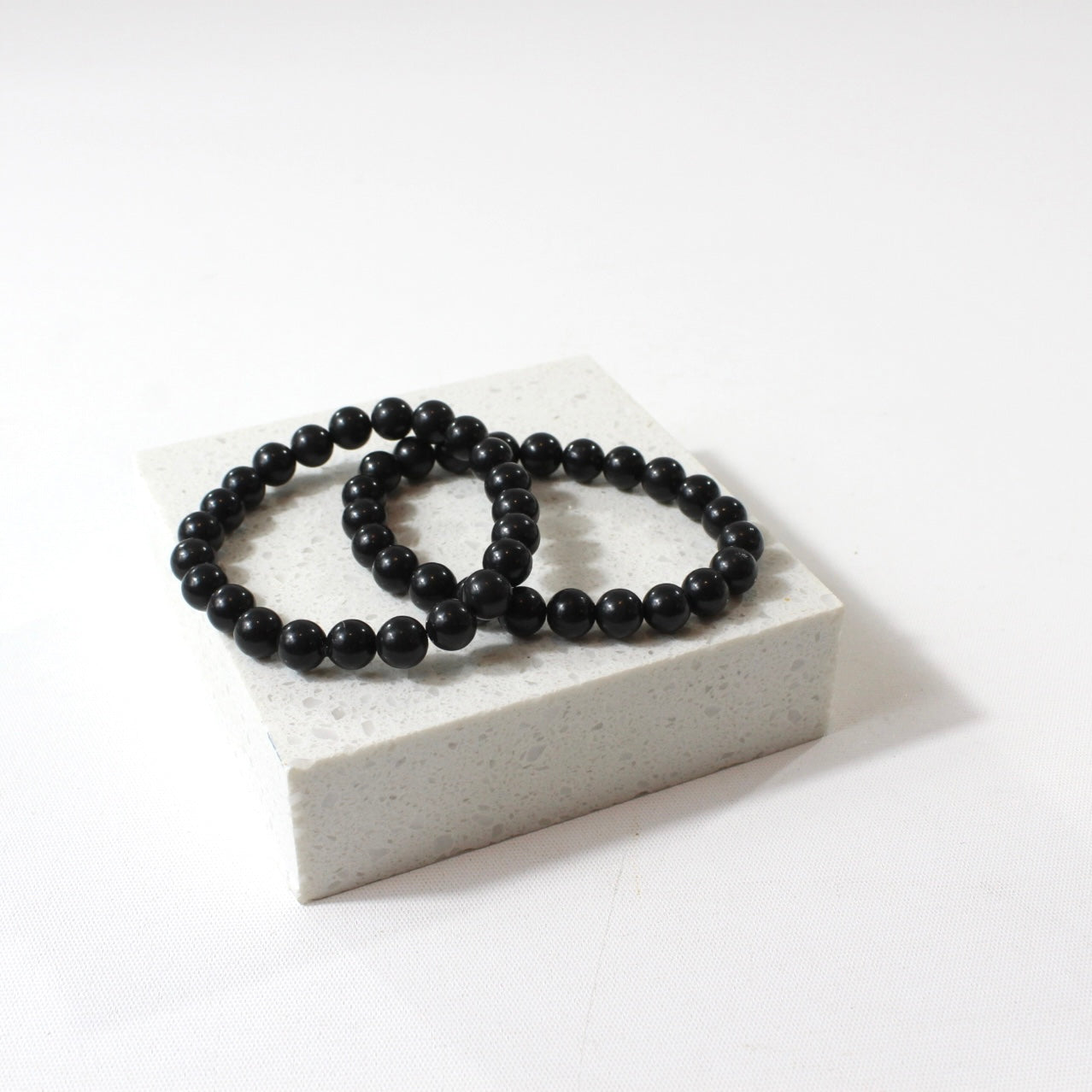 Shungite Bead Bracelet | ASH & STONE, Crystals jewellery ethically sourced, Free express shipping Auckland NZ 