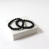 Shungite Bead Bracelet | ASH & STONE, Crystals jewellery ethically sourced, Free express shipping Auckland NZ 
