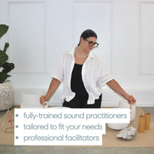 Load image into Gallery viewer, Corporate &amp; Employee Wellbeing Private Sound Bath Events | ASH&amp;STONE
