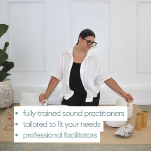 Corporate & Employee Wellbeing Private Sound Bath Events | ASH&STONE