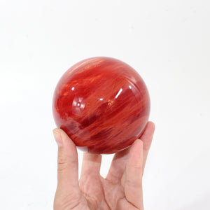 Strawberry obsidian sphere 1.11kg | ASH&STONE Crystal Shop Auckland NZ