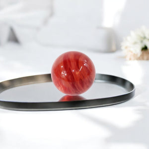 Strawberry obsidian sphere 1.11kg | ASH&STONE Crystal Shop Auckland NZ