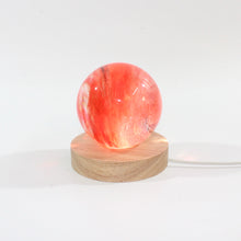 Load image into Gallery viewer, Strawberry obsidian sphere lamp | ASH&amp;STONE Crystal Shop Auckland NZ
