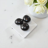 Black Tourmaline Palm Stone | Free express shipping. Buy high quality ethical crystals online at ASH&STONE crystal shop Auckland NZ. AfterPay available.