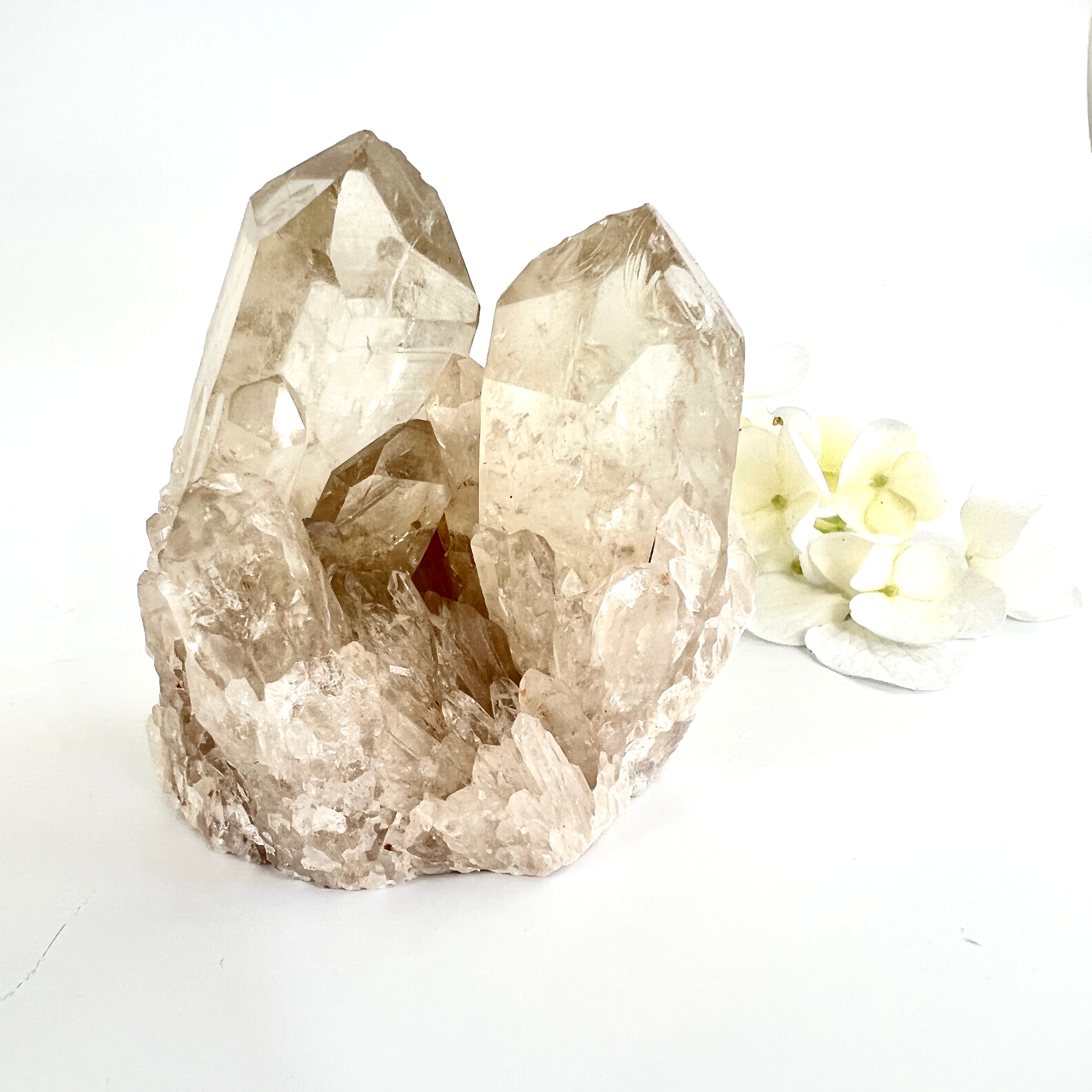 Crystals NZ: Kundalini Natural Citrine Crystal Cluster - extremely rare