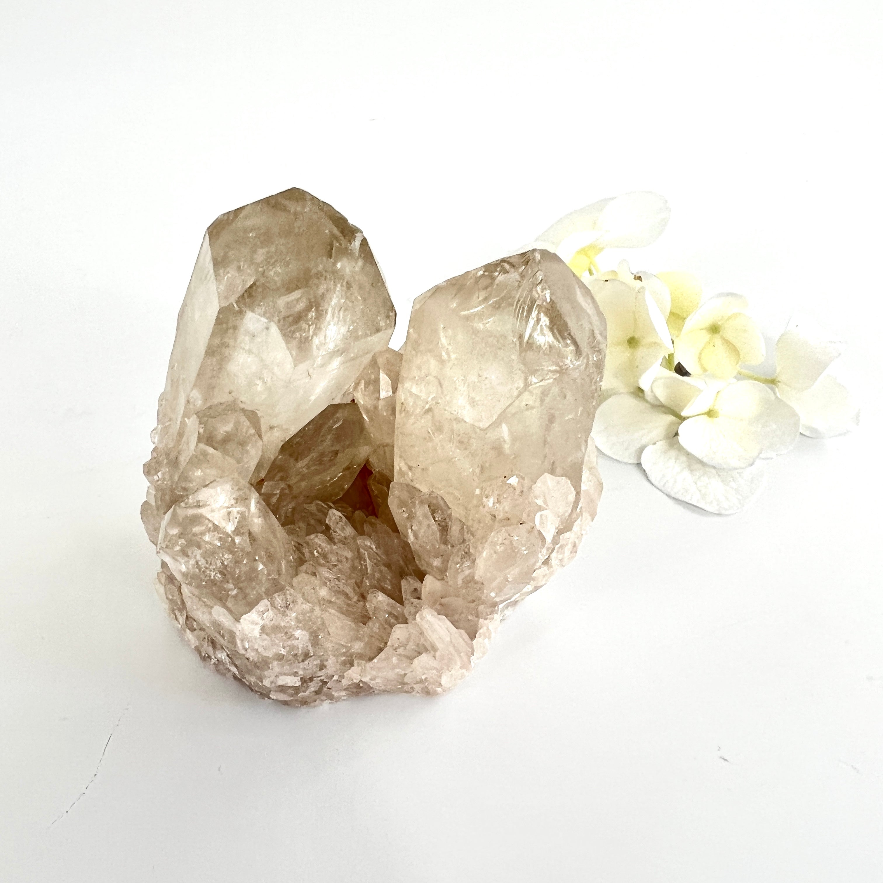 Crystals NZ: Kundalini Natural Citrine Crystal Cluster - extremely rare