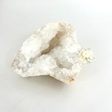 Load image into Gallery viewer, Crystals NZ: Clear quartz crystal geode half 1.2kg
