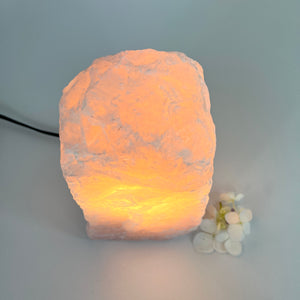 Large Crystal Lamps NZ: Large rose quartz crystal lamp 5.1kg