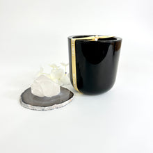 Load image into Gallery viewer, Candles Crystals NZ: Bespoke large coconut &amp; lime candle &amp; crystal gift pack

