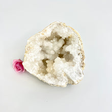 Load image into Gallery viewer, Crystals NZ: Clear quartz crystal geode half 1.1kg
