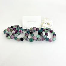 Load image into Gallery viewer, Crystal Jewellery NZ: Green fluorite large nugget crystal bracelet
