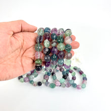 Load image into Gallery viewer, Crystal Jewellery NZ: Green fluorite large nugget crystal bracelet
