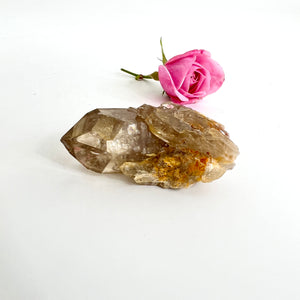 Crystals NZ: Kundalini Natural Citrine Crystal Cluster - rare