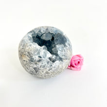 Load image into Gallery viewer, Crystals NZ: Celestite crystal sphere
