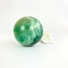 Load image into Gallery viewer, Crystals NZ: Green fluorite crystal sphere
