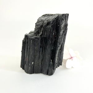Crystals NZ: Black tourmaline crystal tower