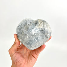 Load image into Gallery viewer, Crystals NZ: Celestite crystal heart 1.18kg
