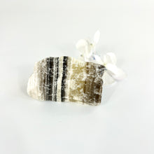 Load image into Gallery viewer, Crystals NZ: Zebra calcite crystal chunk - raw
