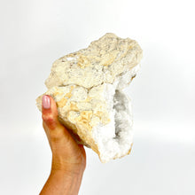 Load image into Gallery viewer, Large Crystals NZ: Large clear quartz crystal geode half 3.892kg
