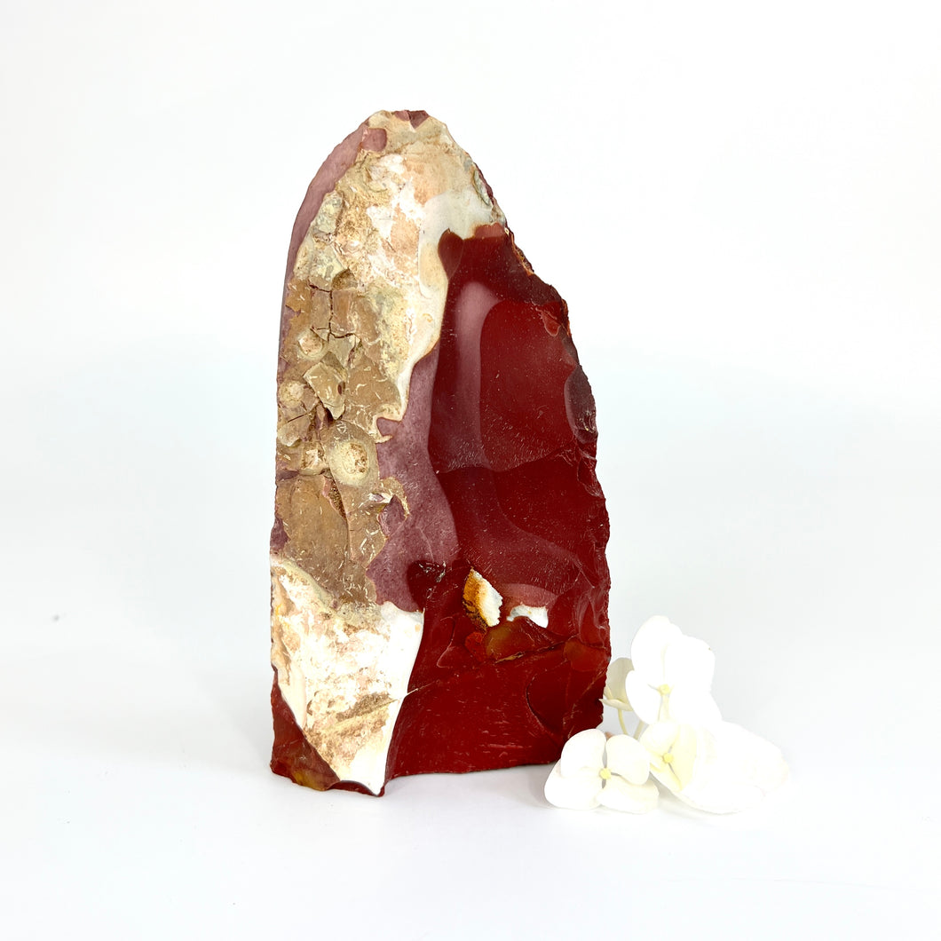 Crystals NZ: Mookaite crystal point with cut base