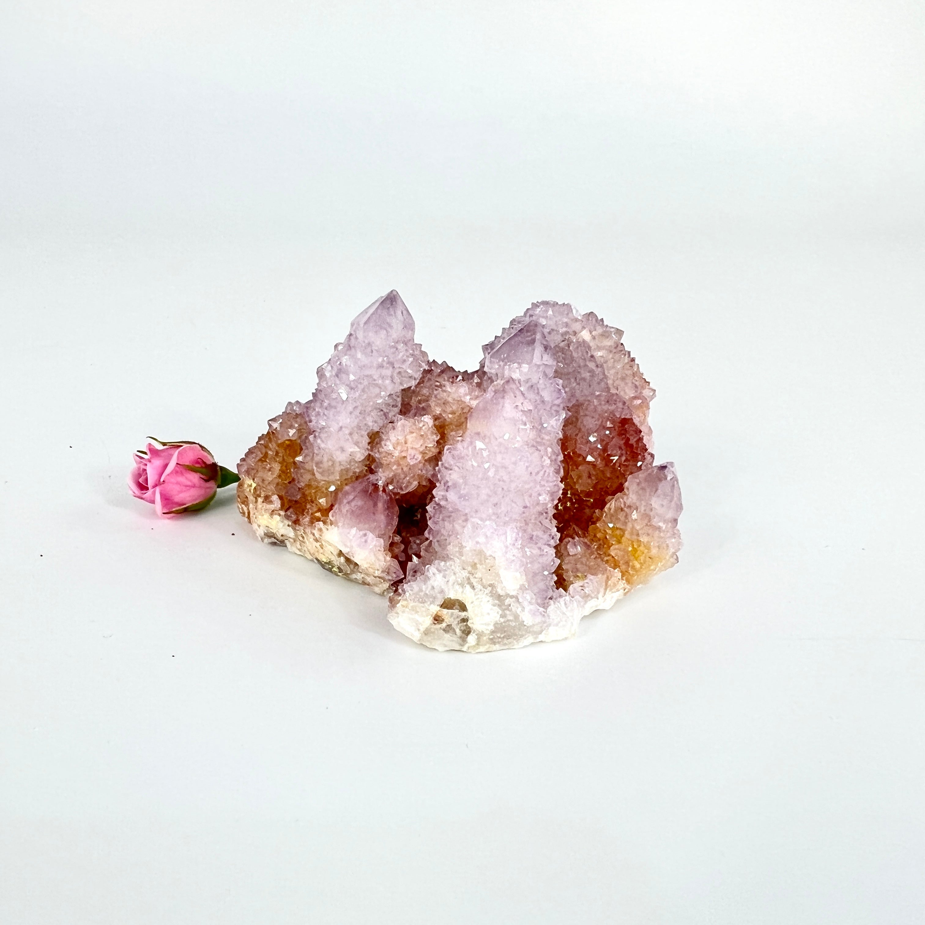 Crystals NZ: Spirit quartz crystal cluster - rare