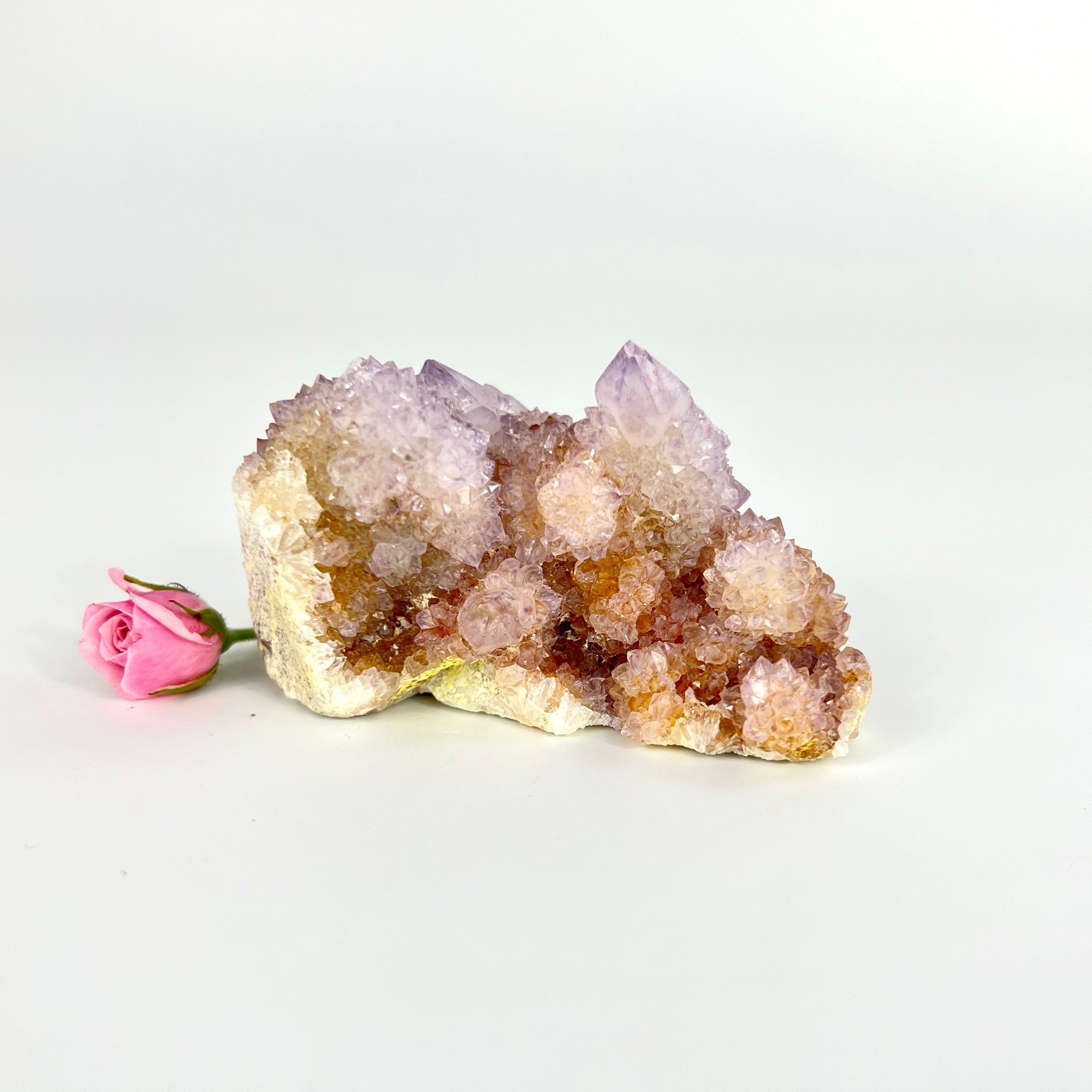 Crystals NZ: Spirit quartz crystal cluster - rare