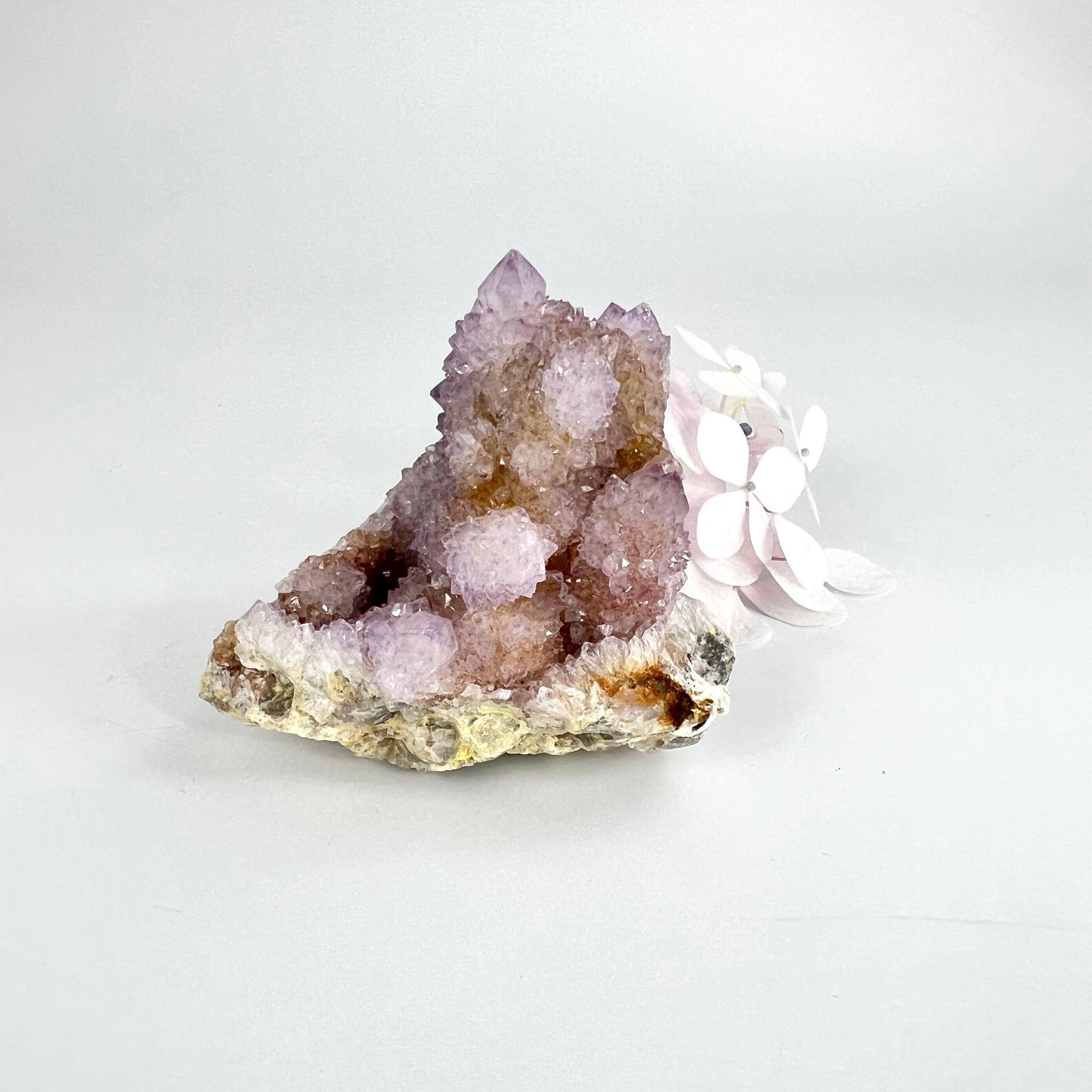 Crystals NZ: Spirit quartz crystal cluster - rare