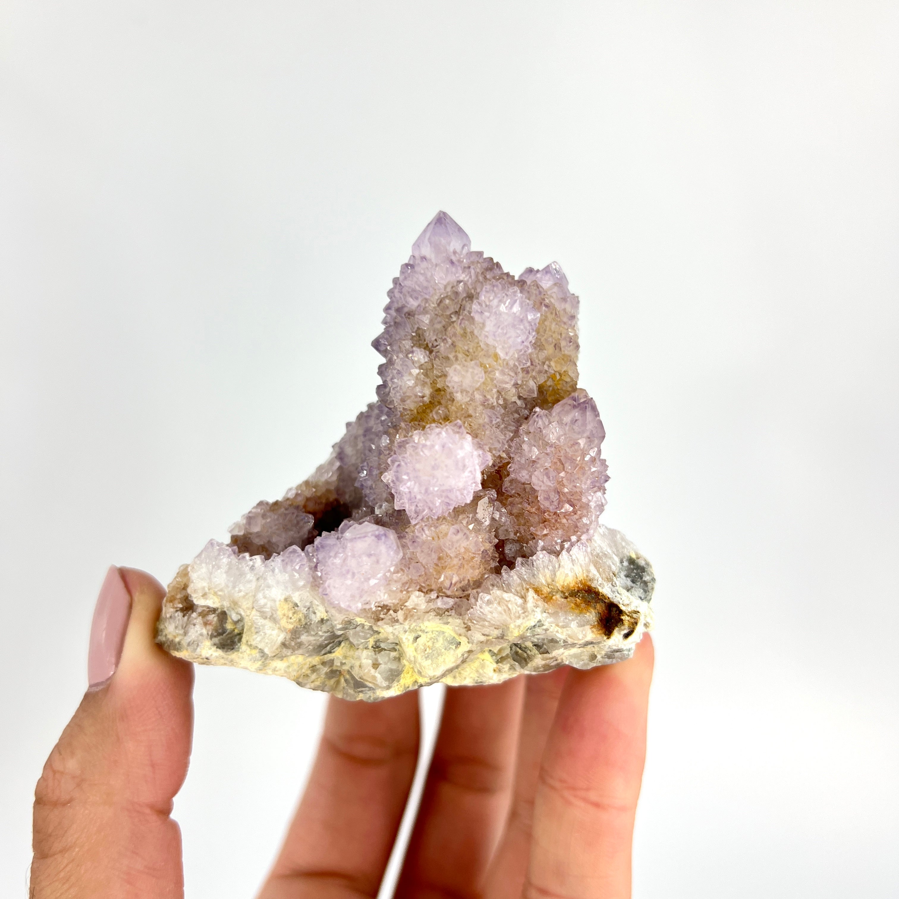 Crystals NZ: Spirit quartz crystal cluster - rare