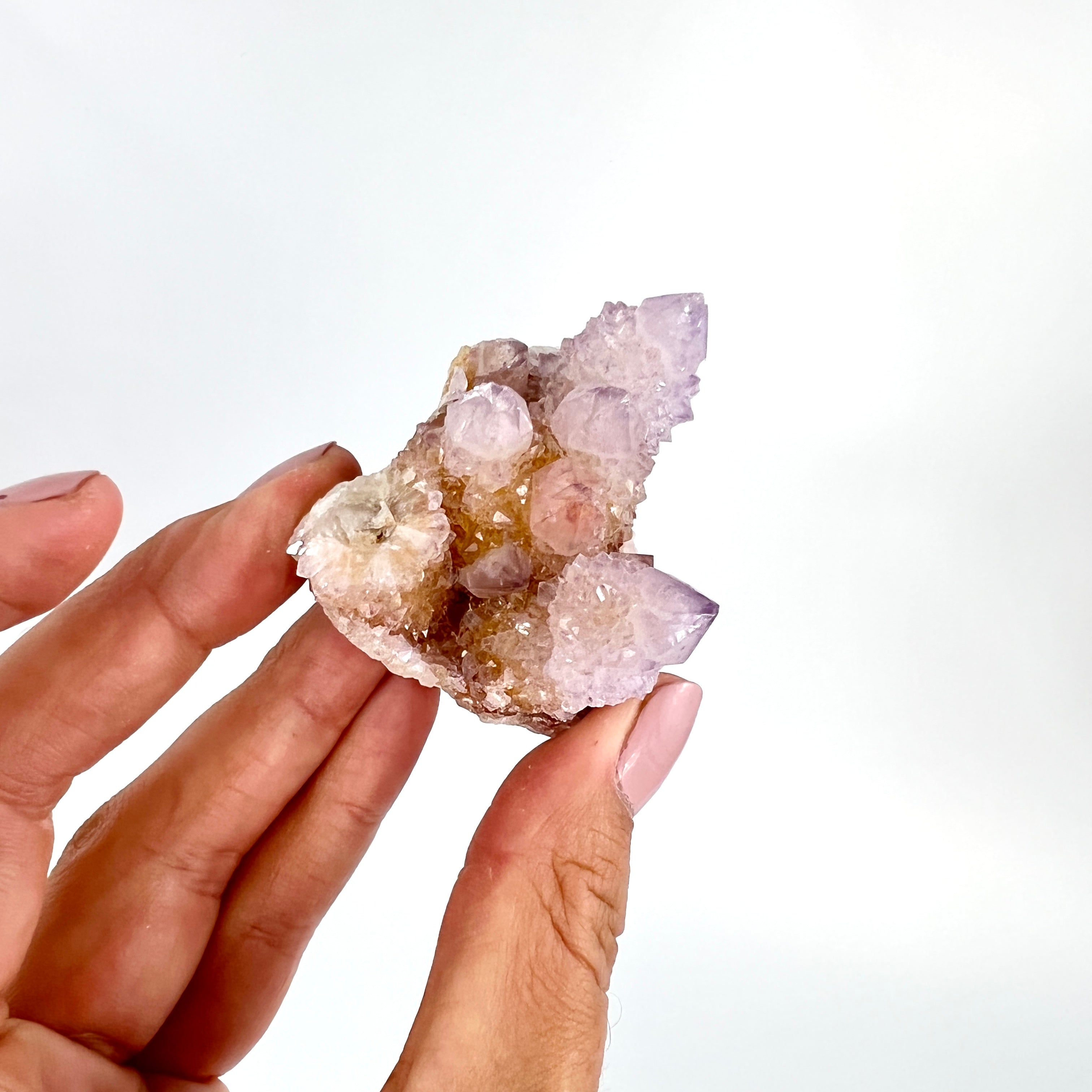 Crystals NZ: Spirit quartz crystal cluster - rare