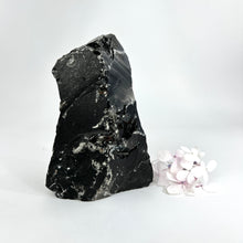 Load image into Gallery viewer, Large Crystals NZ: Large black obsidian with cut base
