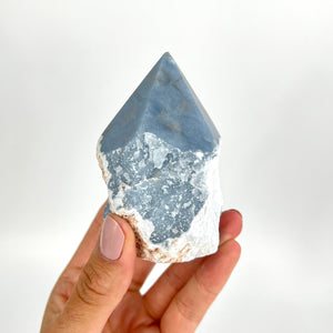 Crystals NZ: Angelite crystal point