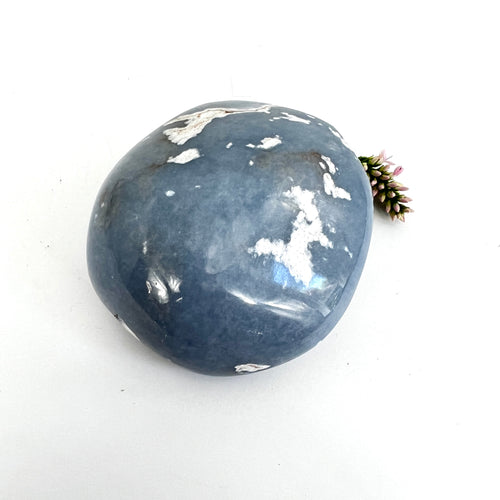 Crystals NZ: Angelite polished crystal free form