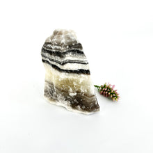 Load image into Gallery viewer, Crystals NZ: Zebra calcite crystal chunk - raw
