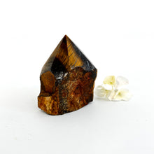 Load image into Gallery viewer, Crystals NZ: Tigers eye crystal point
