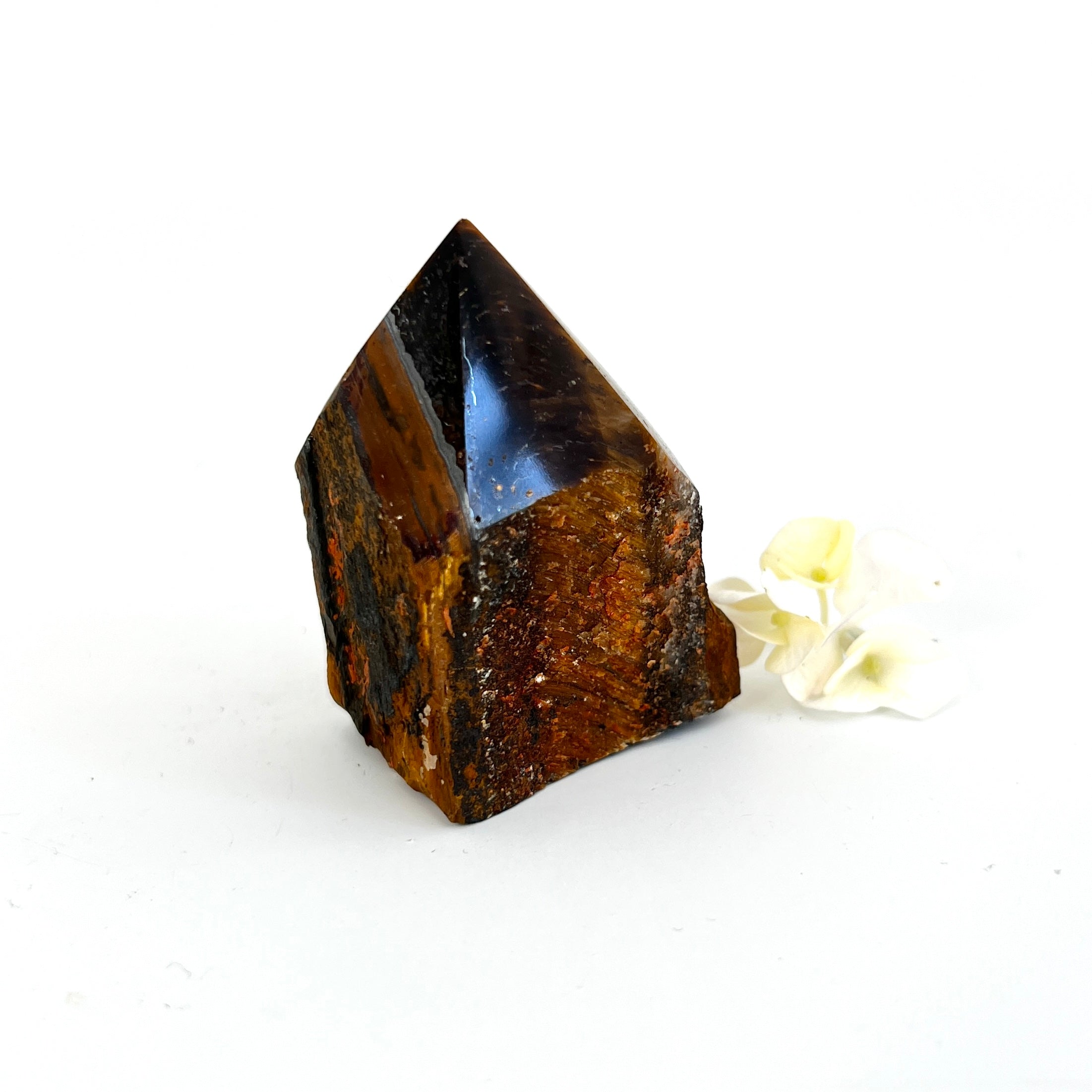 Crystals NZ: Tigers eye crystal point
