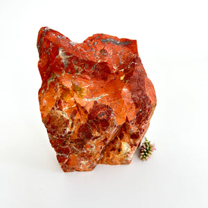 Crystals NZ: Large red jasper crystal - raw