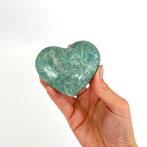 Crystals NZ: Amazonite crystal heart