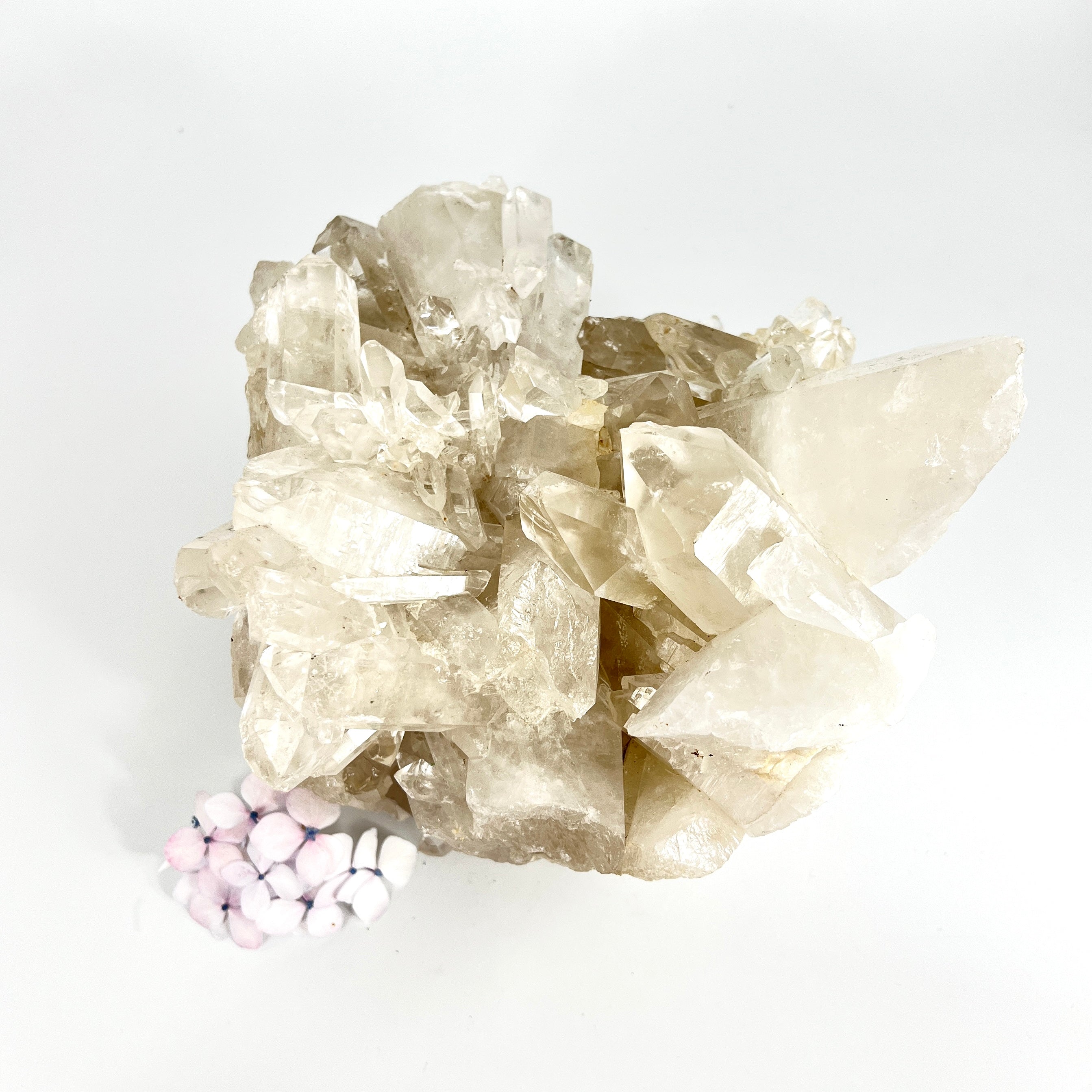 Large Crystals NZ: Extra large clear quartz crystal cluster