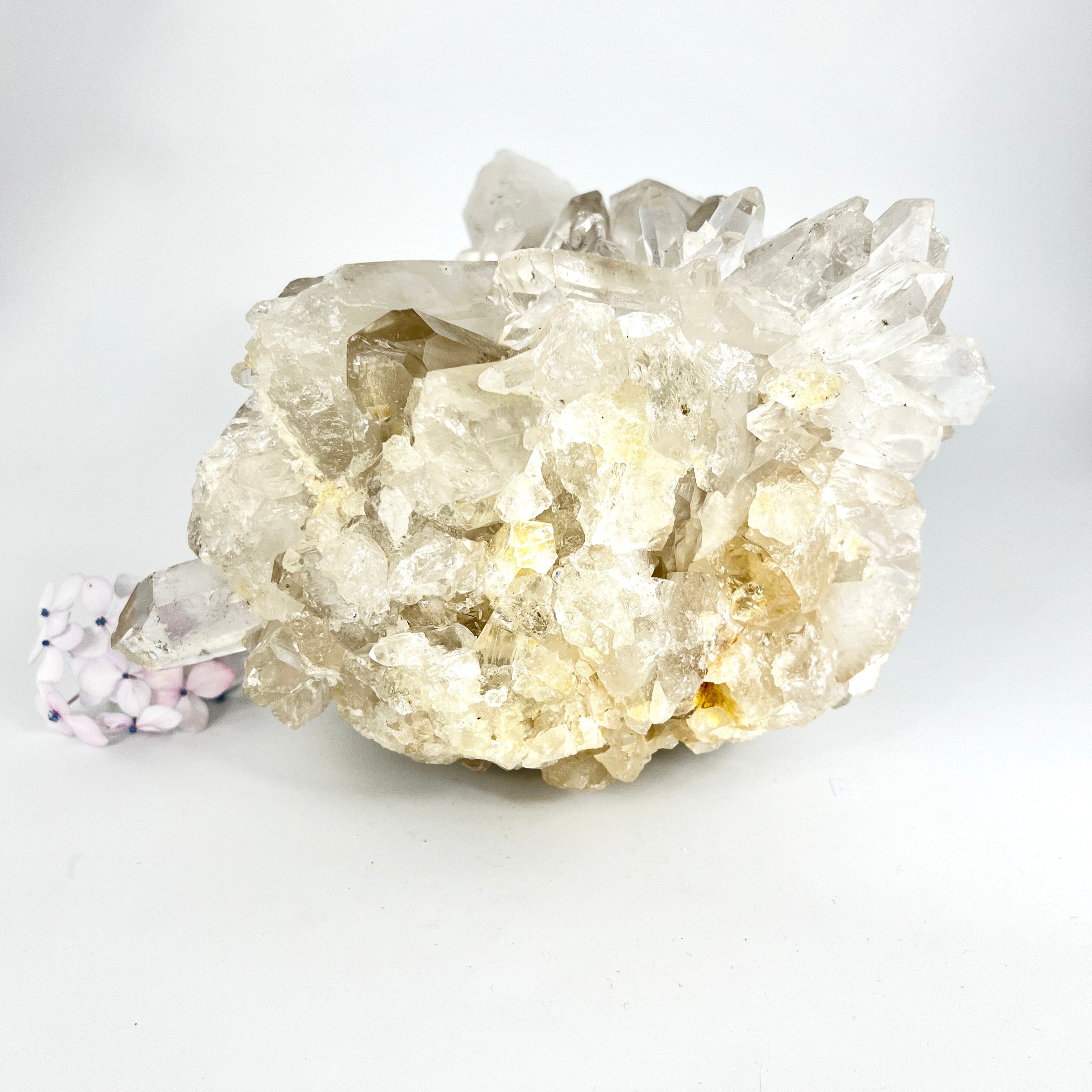 Large Crystals NZ: Extra large clear quartz crystal cluster