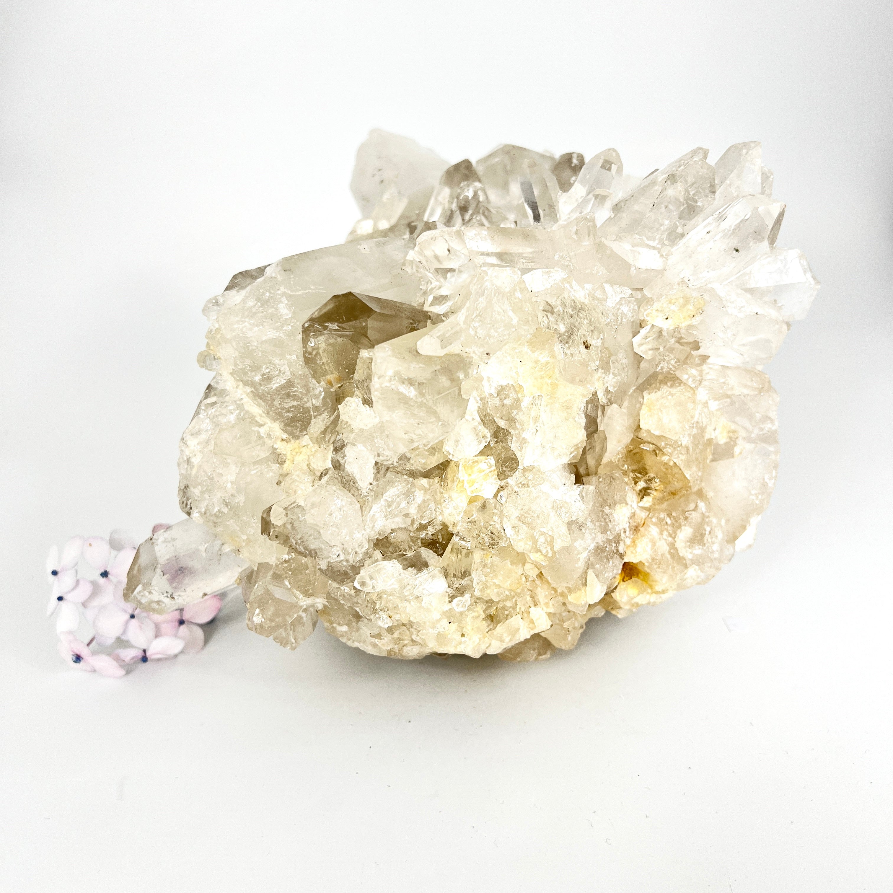 Large Crystals NZ: Extra large clear quartz crystal cluster