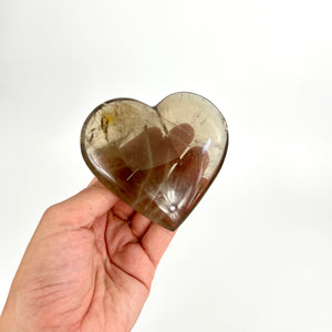 Crystals NZ: Smoky quartz crystal heart