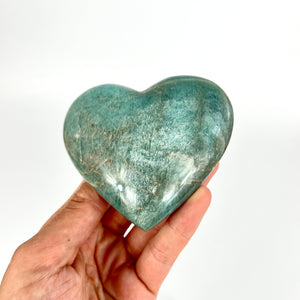 Crystals NZ: Amazonite crystal heart