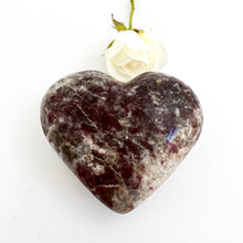 Load image into Gallery viewer, Crystals NZ: Pink tourmaline in quartz crystal heart
