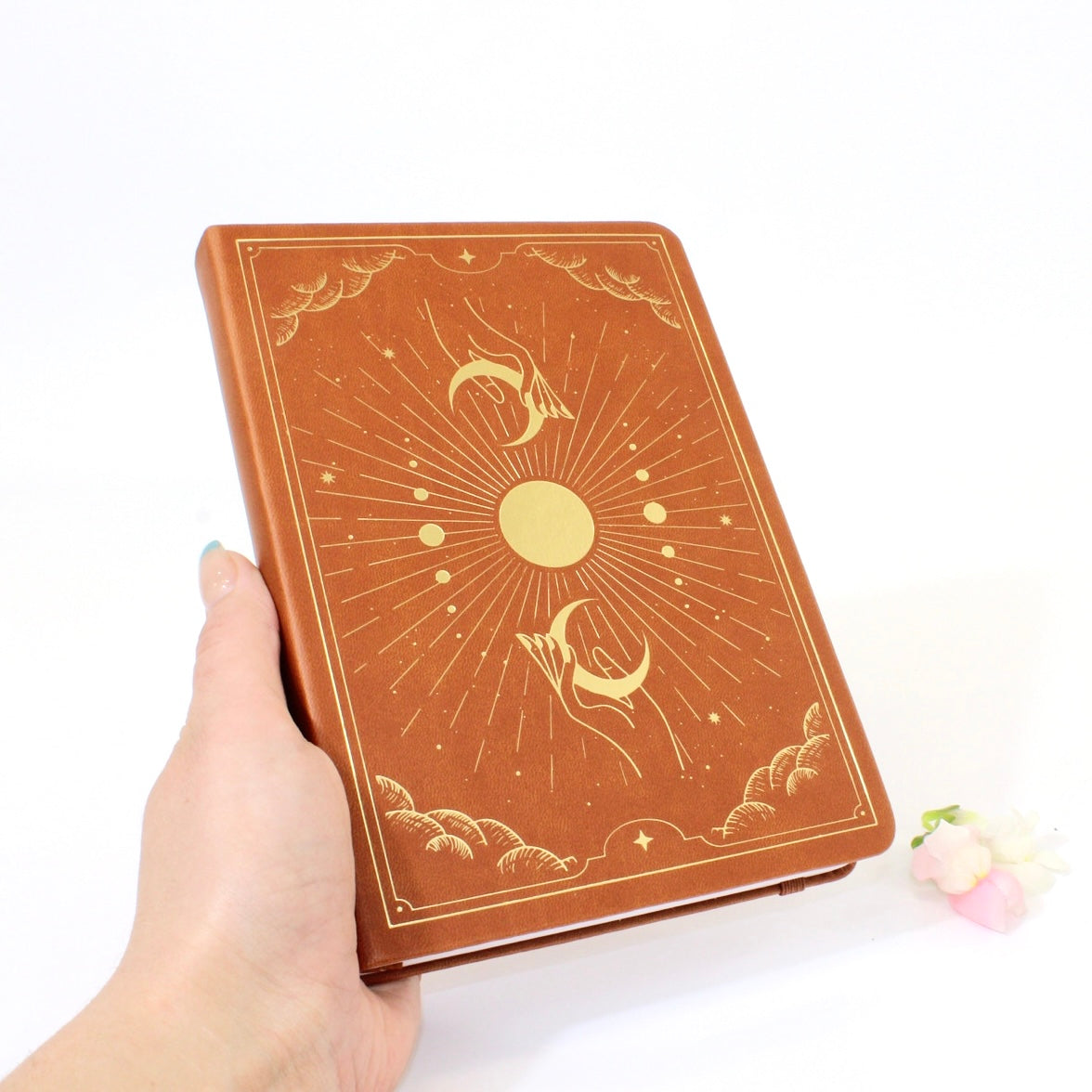 Vegan leather moon journal: exclusive to ASH&STONE | Crystal Shop Auckland NZ