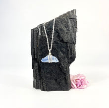 Load image into Gallery viewer, Bespoke kyanite crystal necklace 16-inch chain
