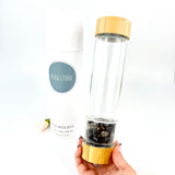 Crystal Water Bottles: ASH&STONE smoky quartz crystal water bottle
