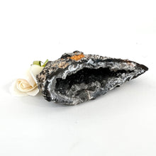 Load image into Gallery viewer, Crystals NZ: Agate crystal geode half
