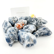 Load image into Gallery viewer, Blue calcite crystal chunk | ASH&amp;STONE 
